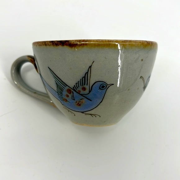 Ken Edwards El Palomar Pottery
Coffee Tea Cup Mug Tonala Mexico Blue Bird Floral - Picture 7 of 13